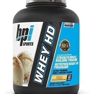 BPI WHEY HD VAINILLA CARAMEL 4.1 LBS