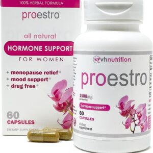 ProEstro pastillas de estrógeno para mujer. Suplemento de hormonas femeninas para equilibrio