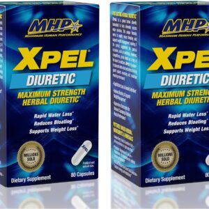 80 cápsulas diuréticas para máxima fuerza de MHP Xpel